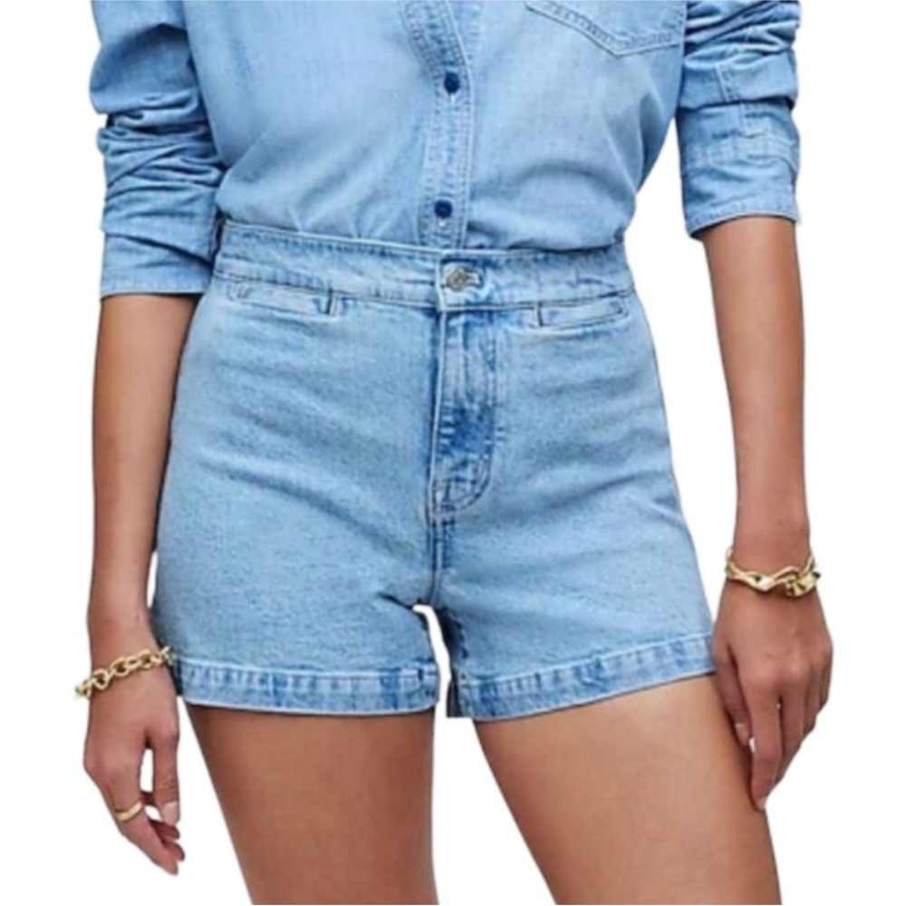 Madewell The Emmett Denim Shorts High Rise Size 30